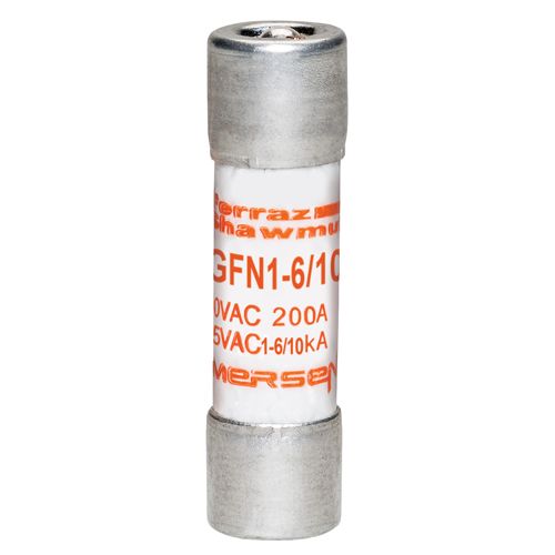 GFN1-6/10 - Fuse 250V 1.6A Time-Delay Midget GFN Series Visual